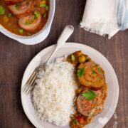 Dominican Carne Mechada (Braised Beef Roll) shares the name with a Venezuelan dish. The only thing is common between the two is beef. They're both amazing.