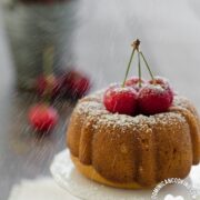 Honey, Cherry and Rum Cake Recipe: A very simple dessert perfect to end your romantic dinner. It's easy to make and does not require hard-to-find gadgets.