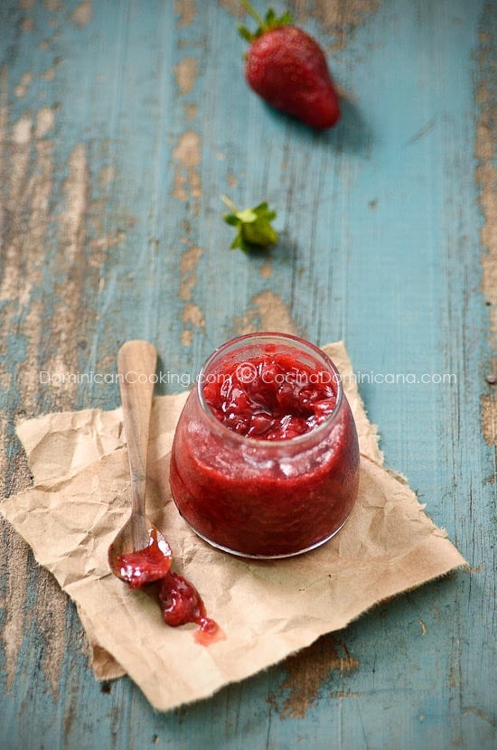 Strawberry jam, homemade