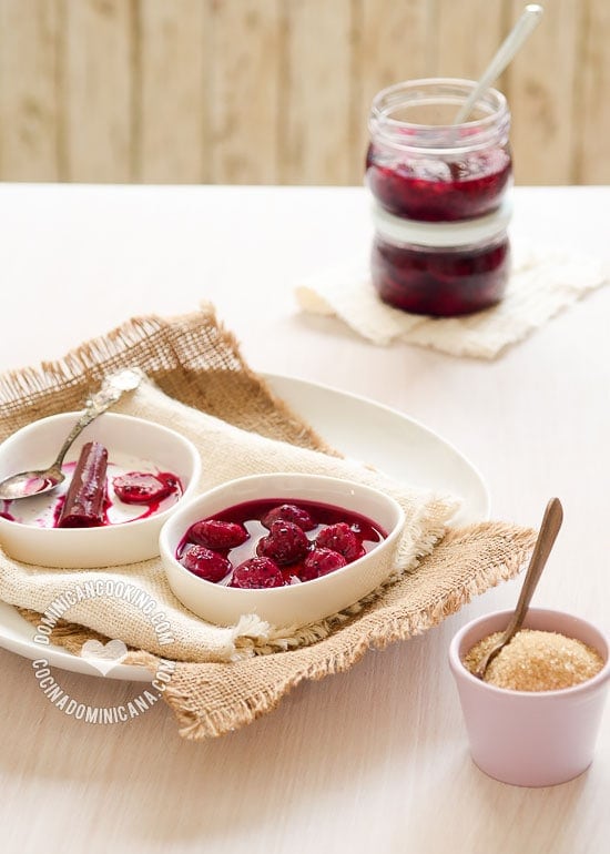 Dragon Fruit in Ginger Syrup Recipe: It combines the beautiful dragon fruit with a hint of spiciness from the ginger in a simple but tasty dessert.