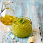 Classic Pesto Recipe: Fresh basil, and strong flavored ingredients produce this delicious sauce that can be used in a variety of dishes.