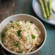 Brown rice pilaf