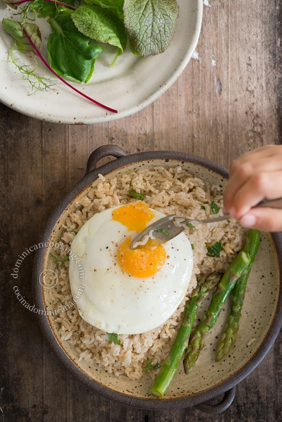 Brown rice pilaf