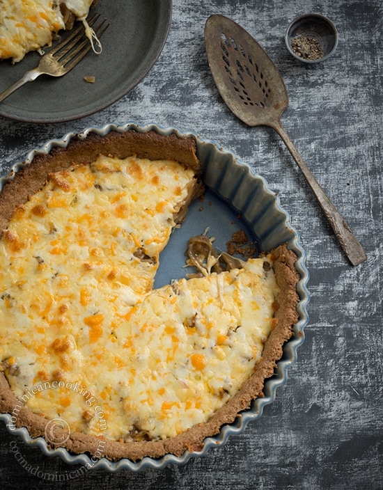 Caramelized onion tart