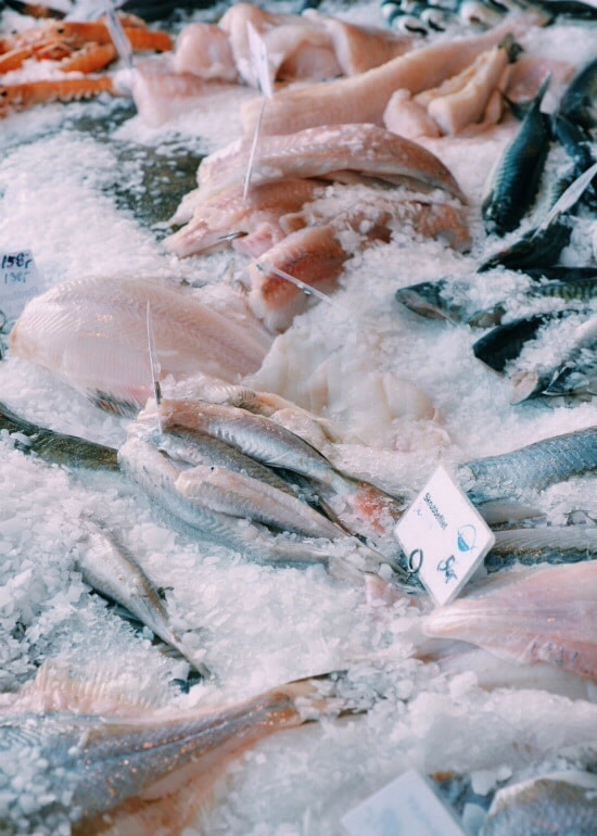 Fish market in Denmark