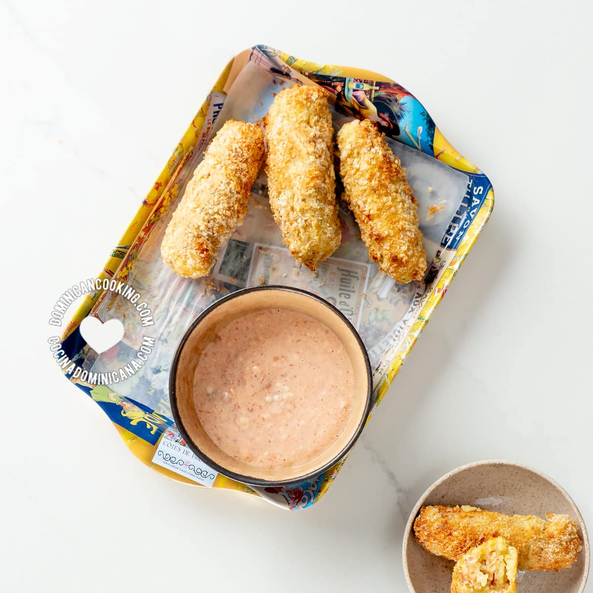 Baked Potato and Serrano Croquettes