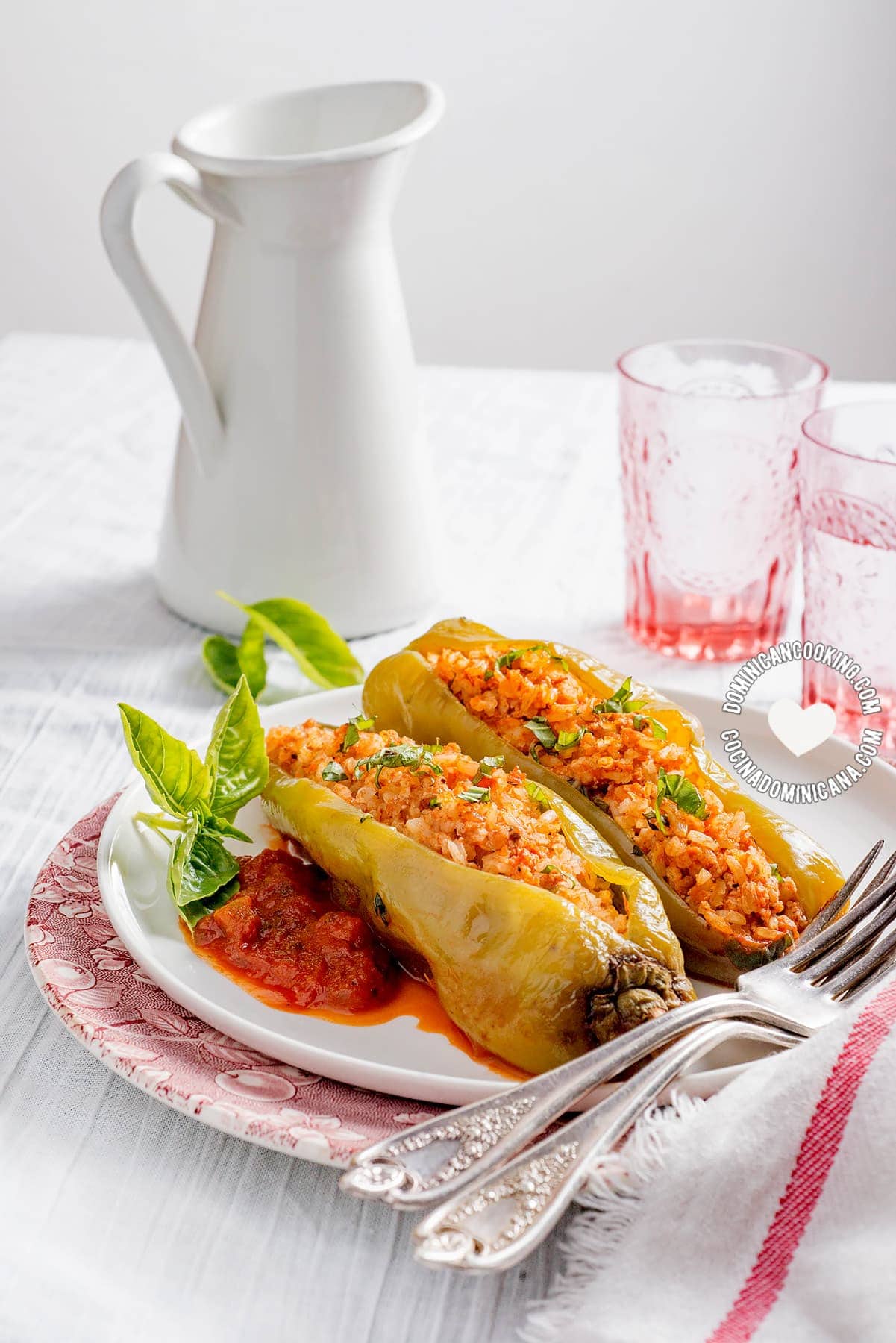 Stuffed Cubanelle Peppers