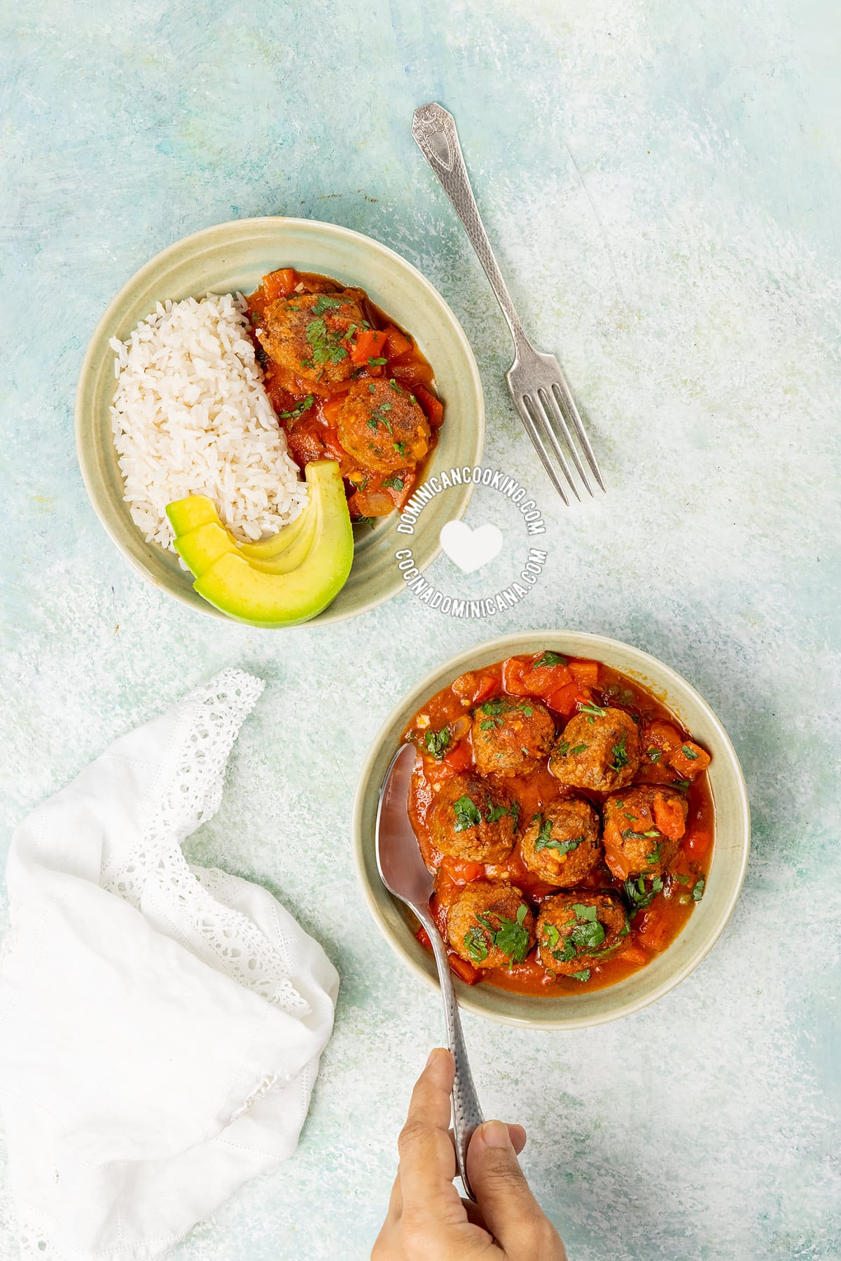 Albóndigas Guisadas (Dominican Meatballs)