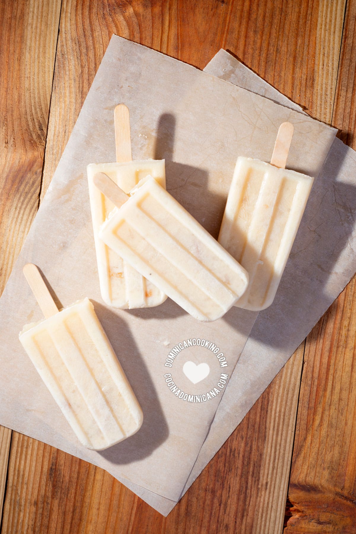 Arroz con Leche Paletas (Rice Pudding Popsicles)