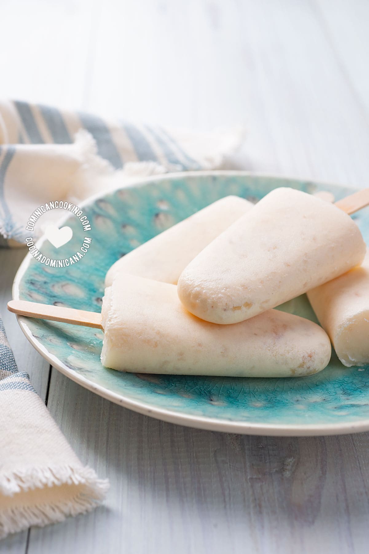 Arroz con Leche Paletas (Rice Pudding Popsicles)