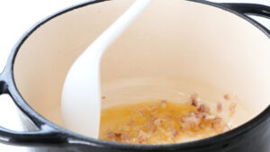 Cooking the onion