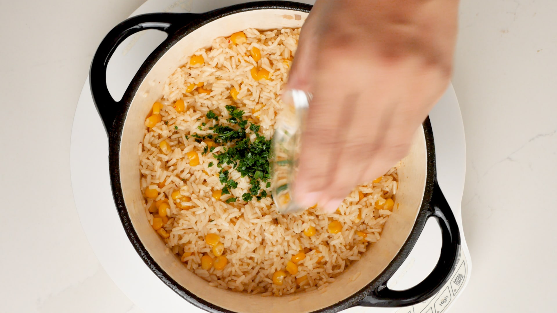 Adding parsley