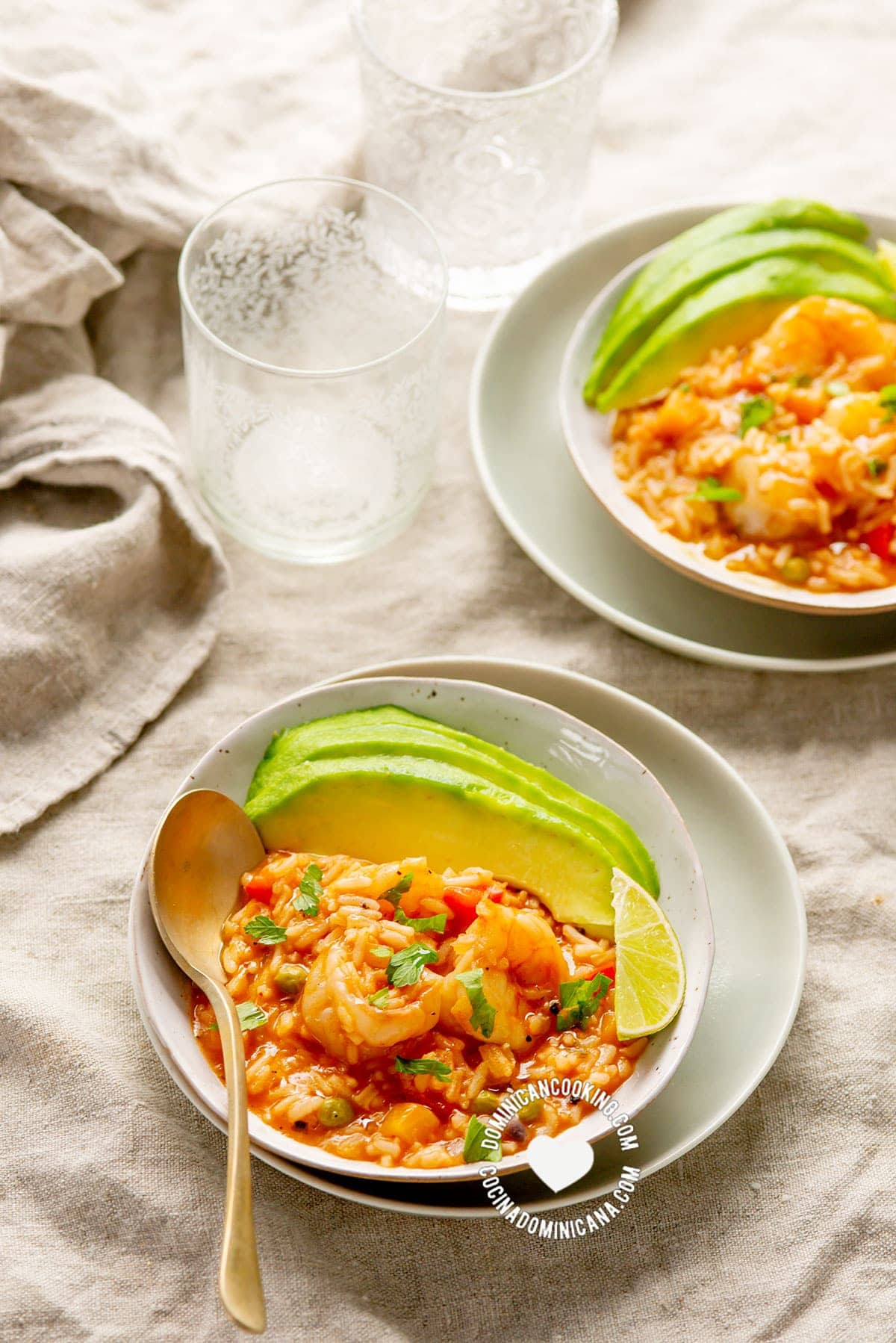 Asopao de Camarones (Shrimp and Rice Pottage)