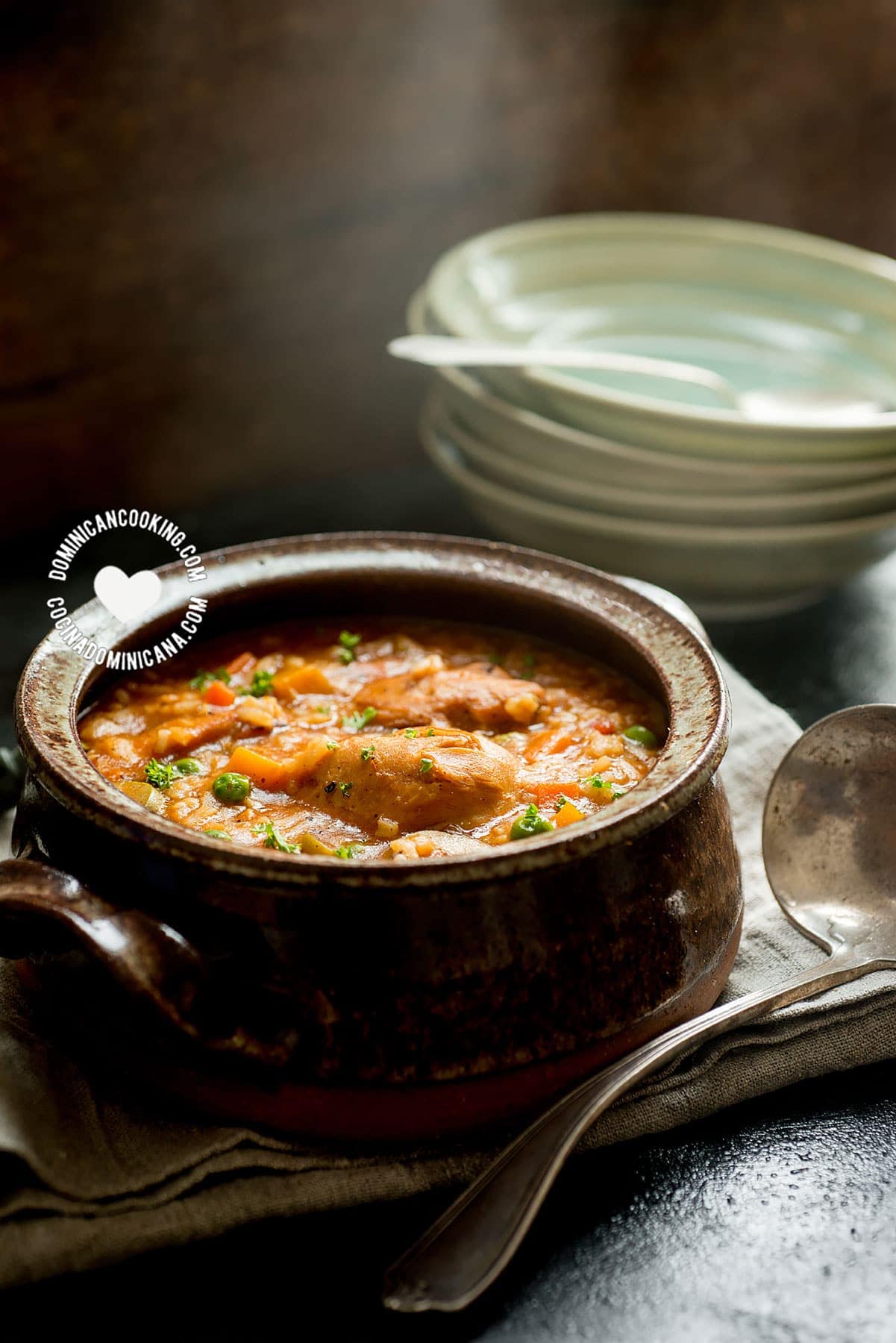 Asopao de Pollo (Chicken and Rice Pottage)