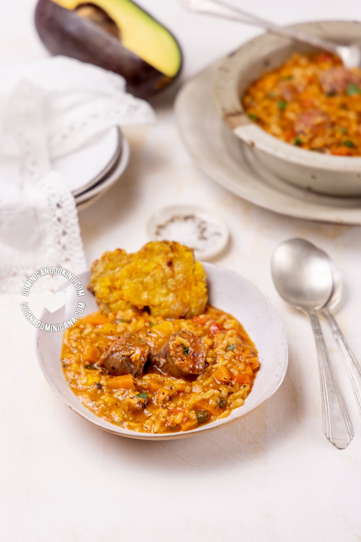 Asopao de Longaniza (Dominican Sausage Rice Stew)