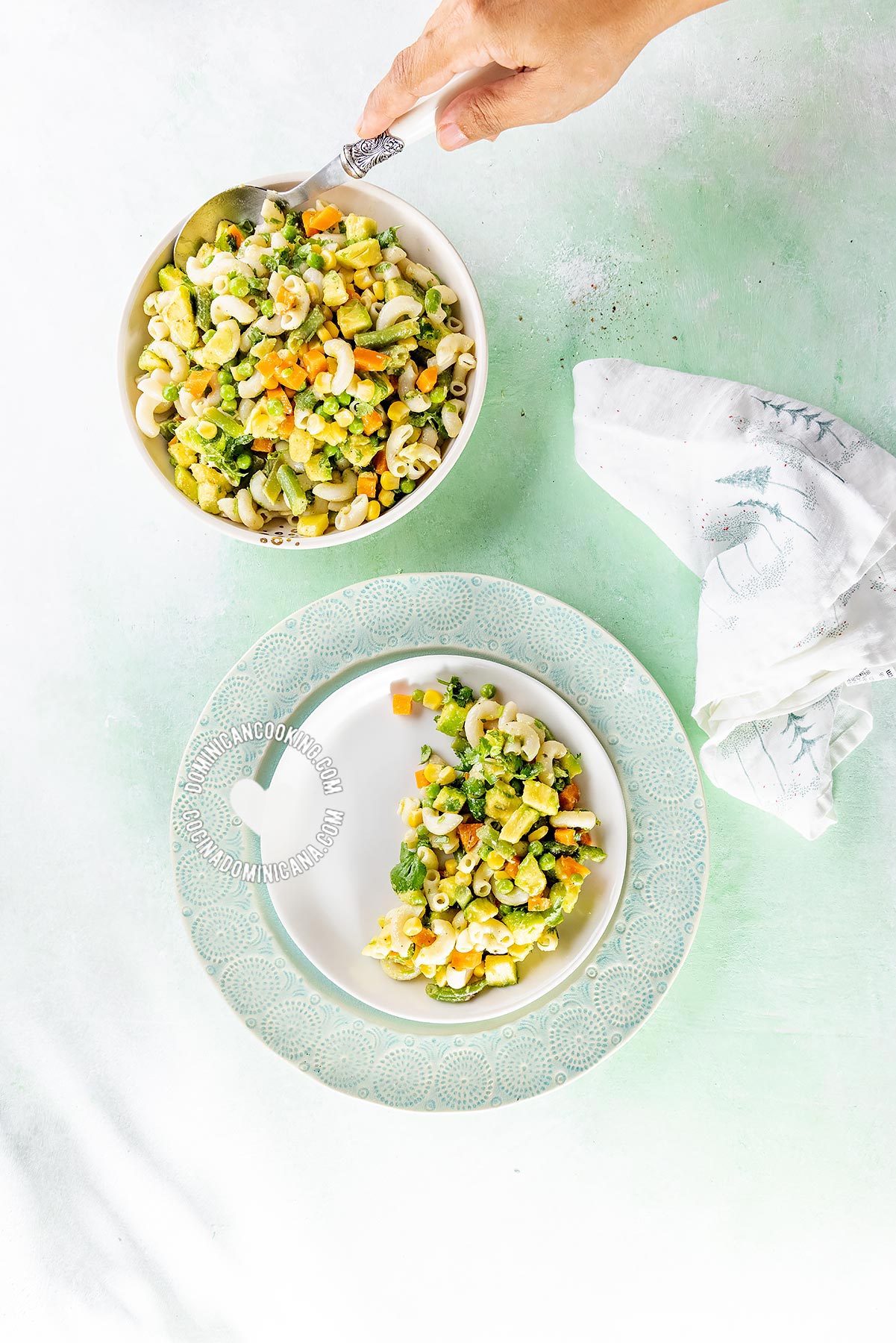 Pasta and Avocado Salad