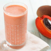 Batida de Zapote - Mamey shake and Fruit