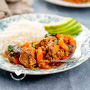 Berenjena Guisada con Cerdo (Braised Pork and Eggplant)