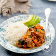 Berenjena Guisada con Cerdo (Braised Pork and Eggplant)