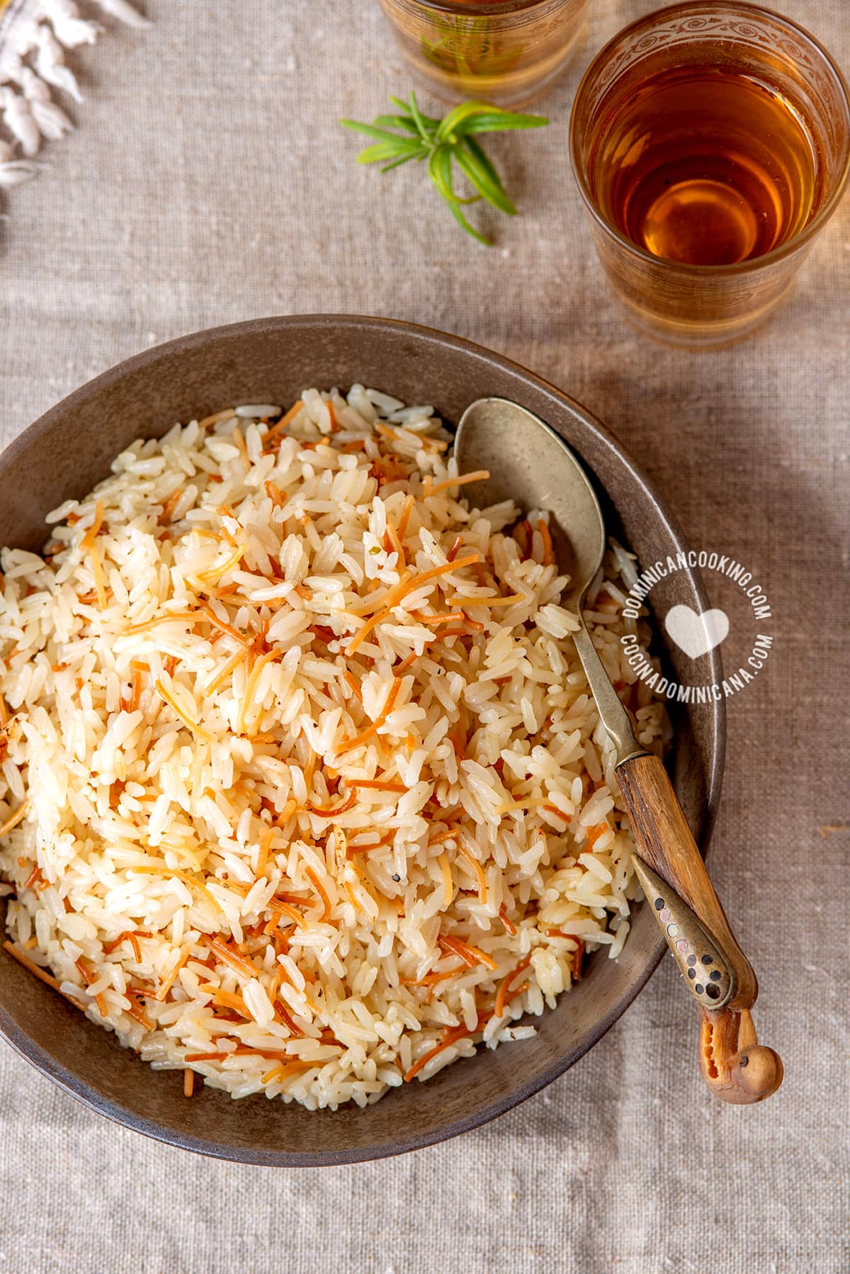 Bil Shareyah rice with noodles