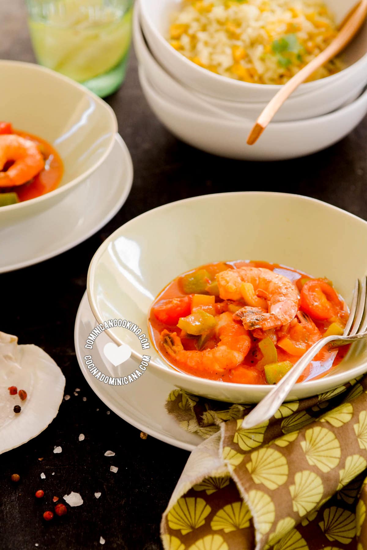 Stewed shrimp