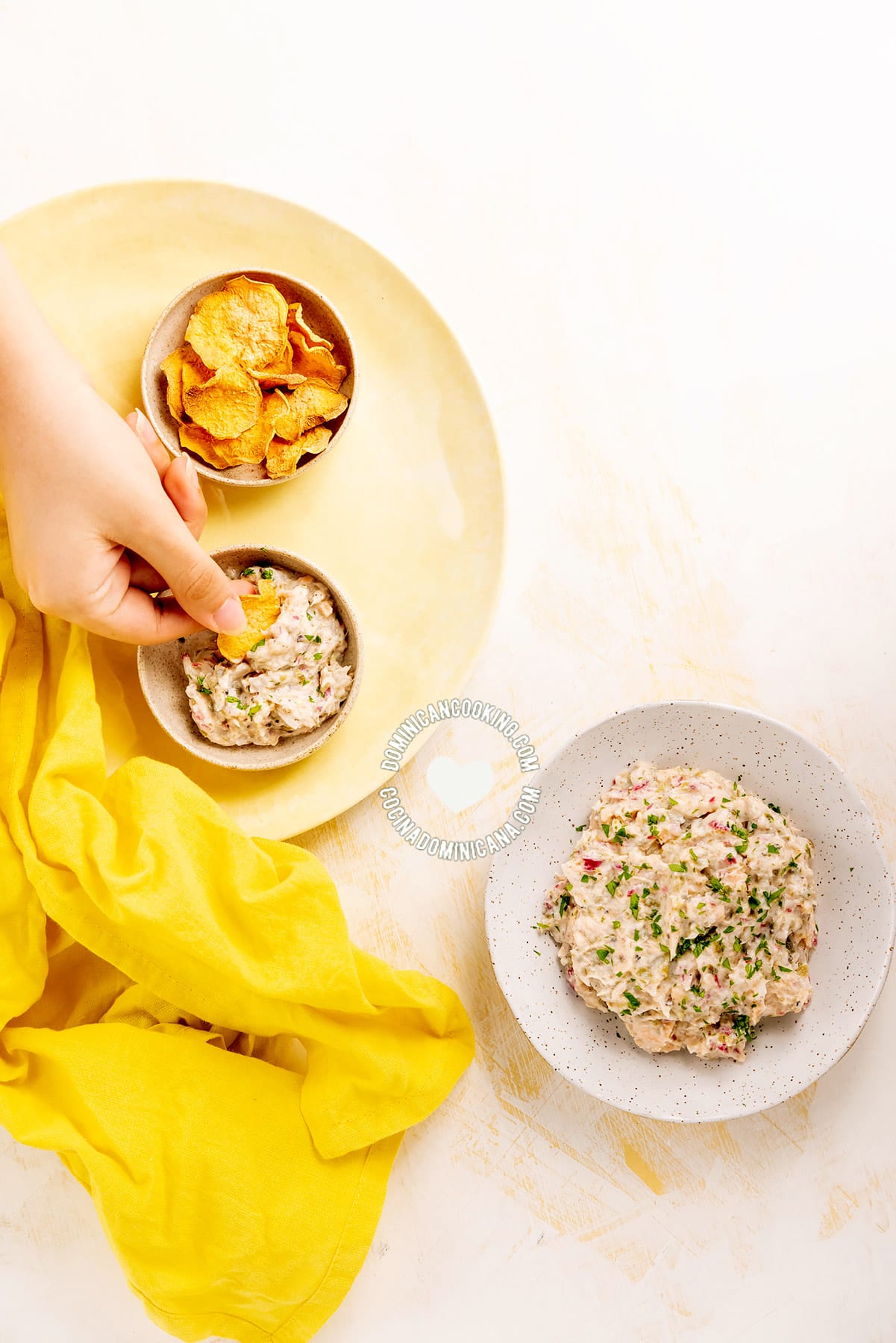 Creamy Caper and Tuna or Salmon Dip