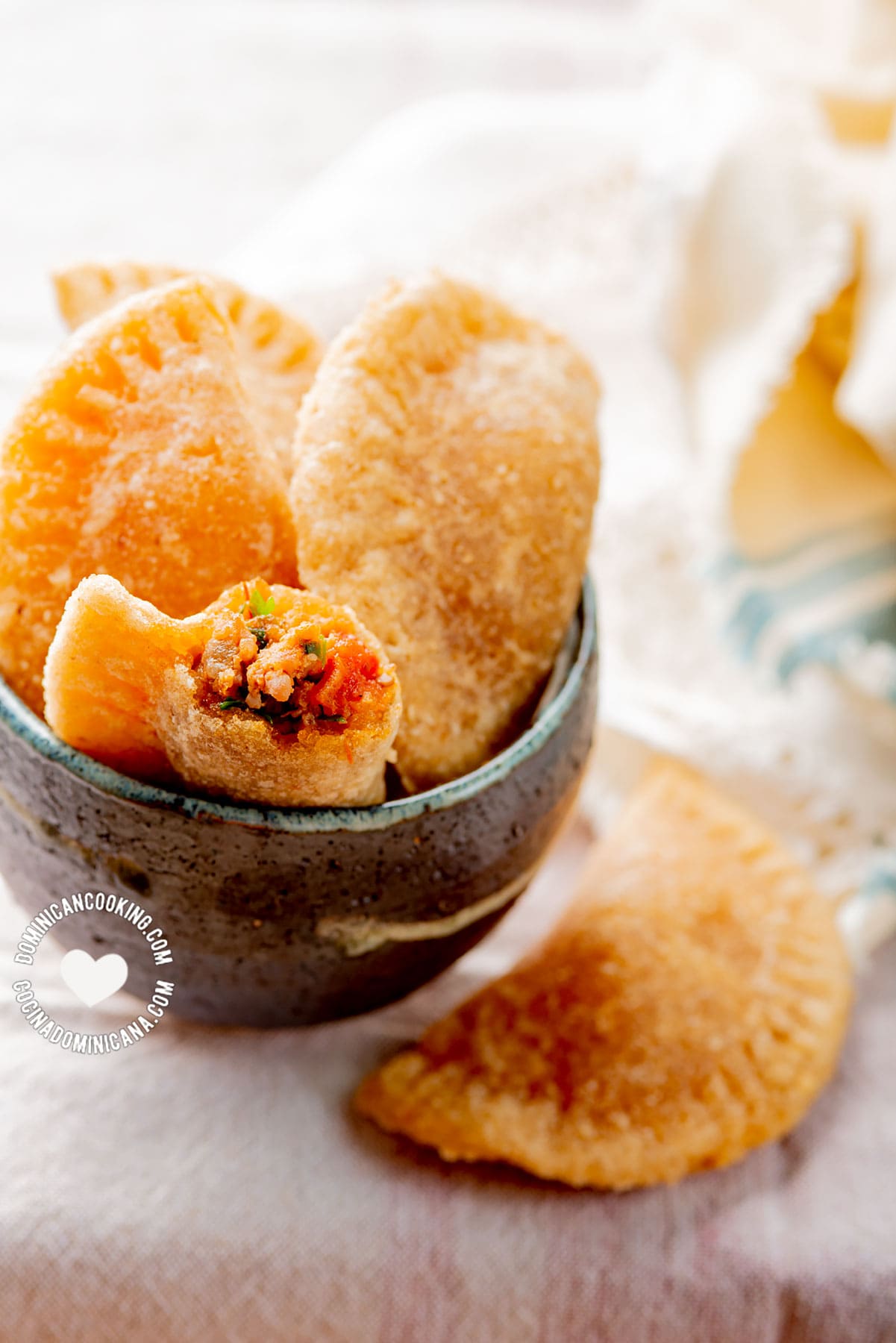 Empanaditas de Yuca or Catibías Filled with Beef (Tapioca Flour Empanadas)