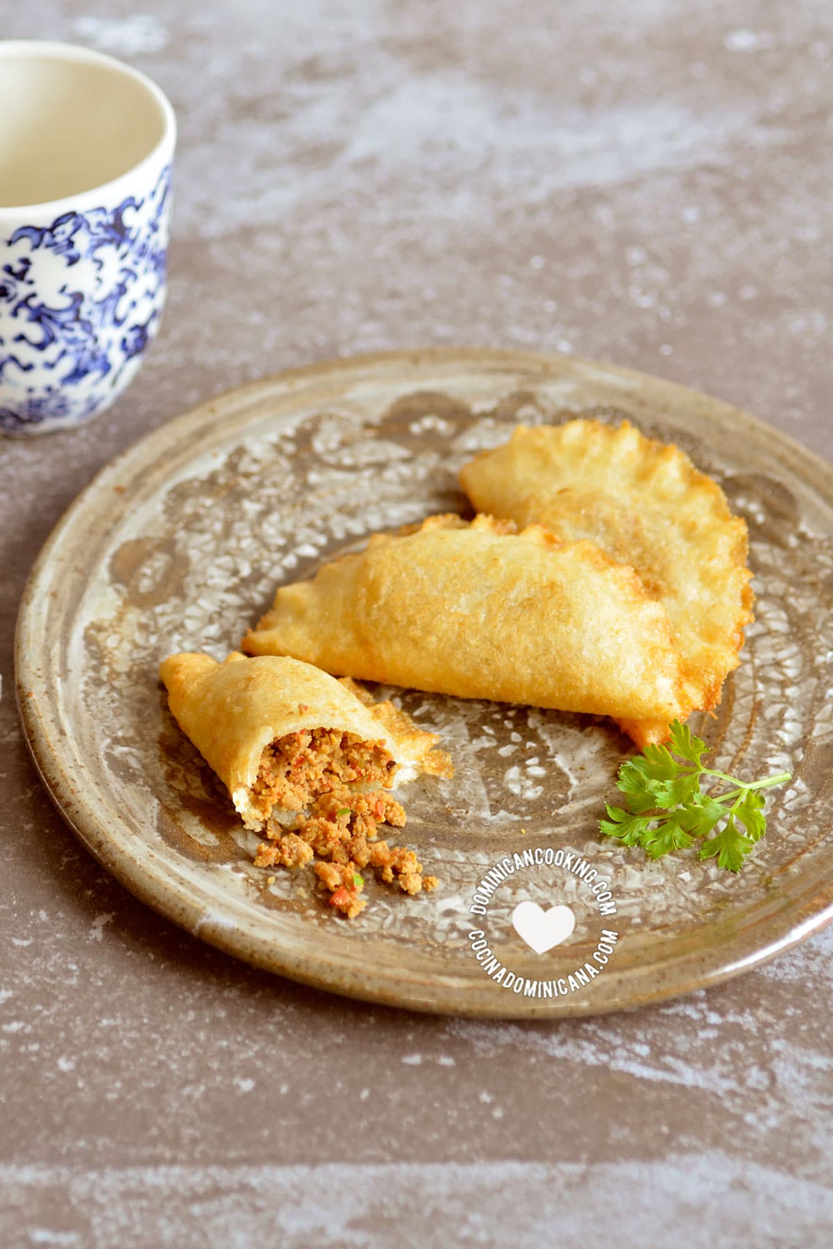 Empanaditas de Yuca or Catibías Filled with Beef (Tapioca Flour Empanadas)