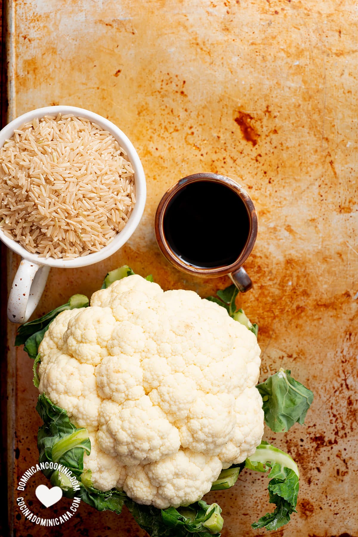 cauliflower and brown rice