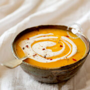 Bowl of Crema de Cepa de Apio (Creole Celery Root Cream)