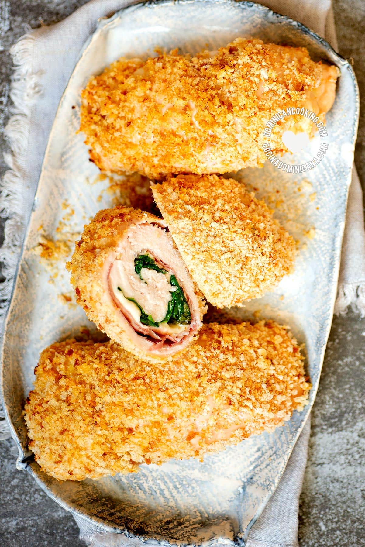 Cordon Bleu Chicken Rolls