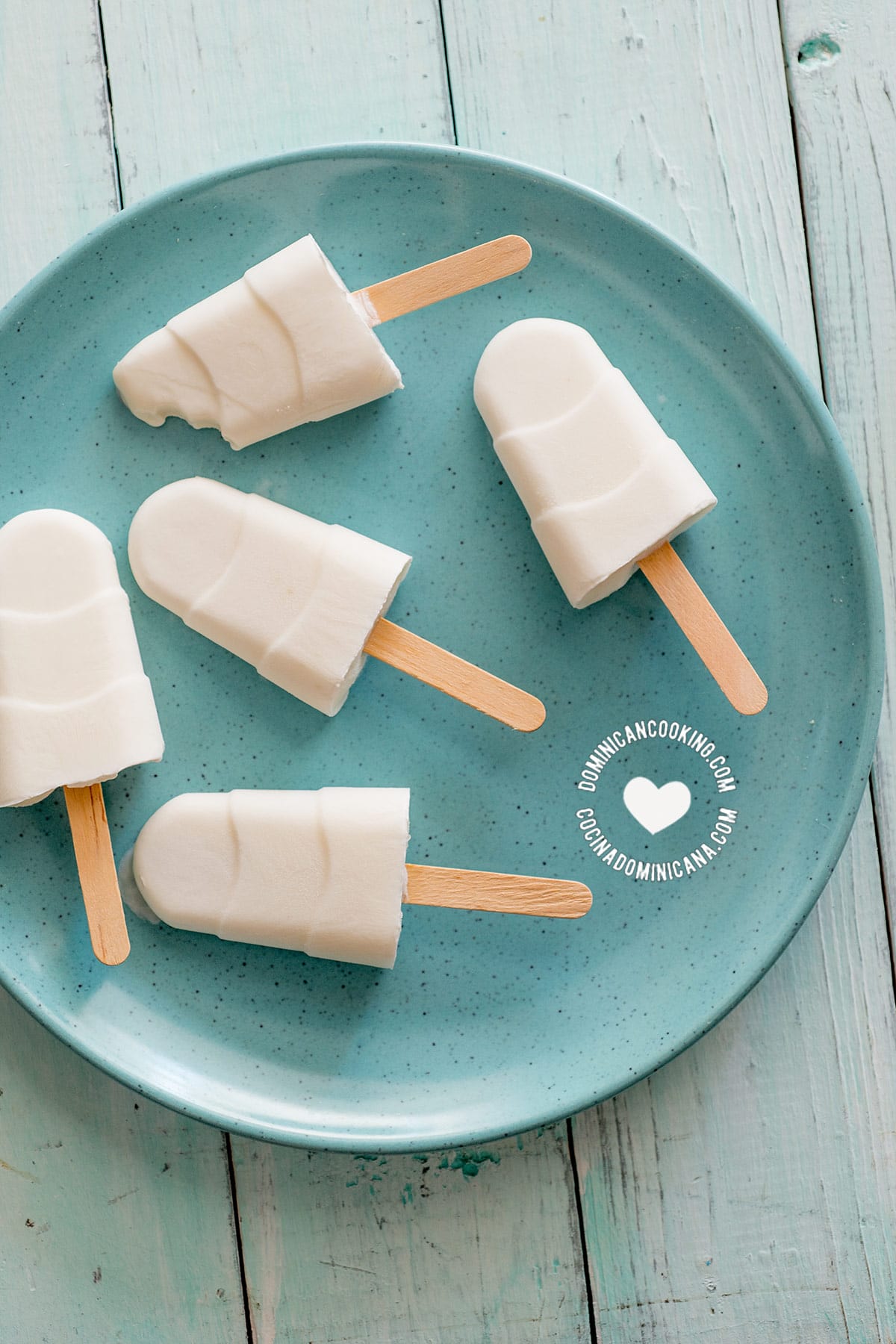 Paletas de coco