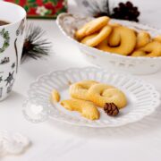 Danish Butter Cookies (Vaniljekranse)