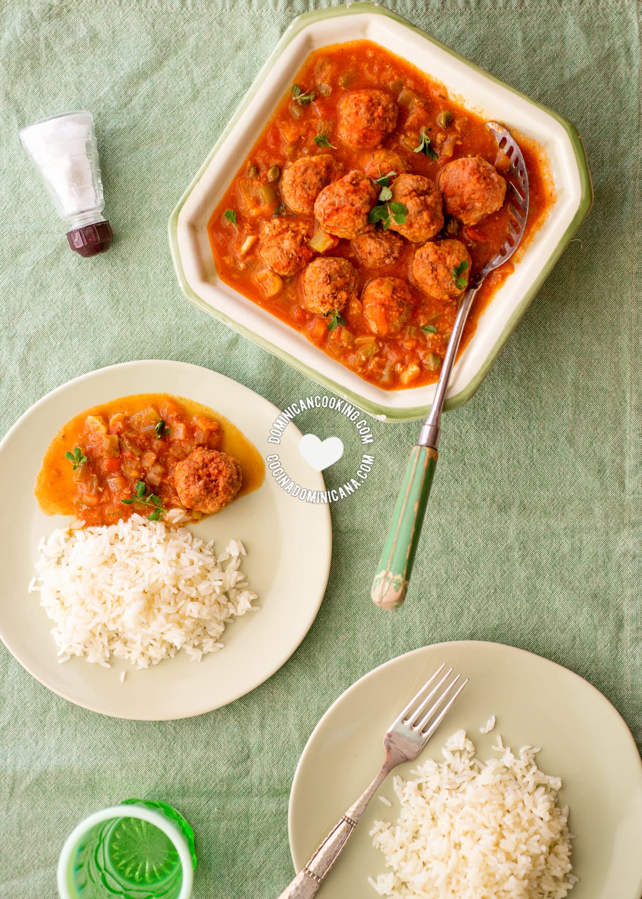 Albóndigas Guisadas (Dominican Meatballs)