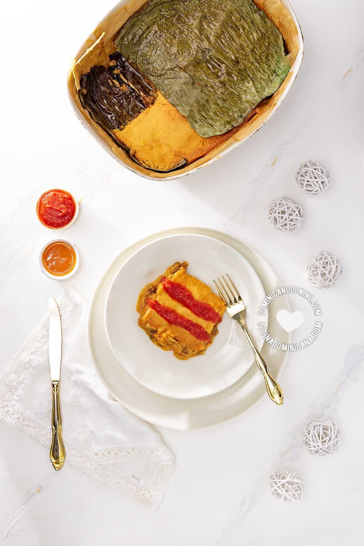 Pastelón en Hoja (Plantain and Roots Casserole)