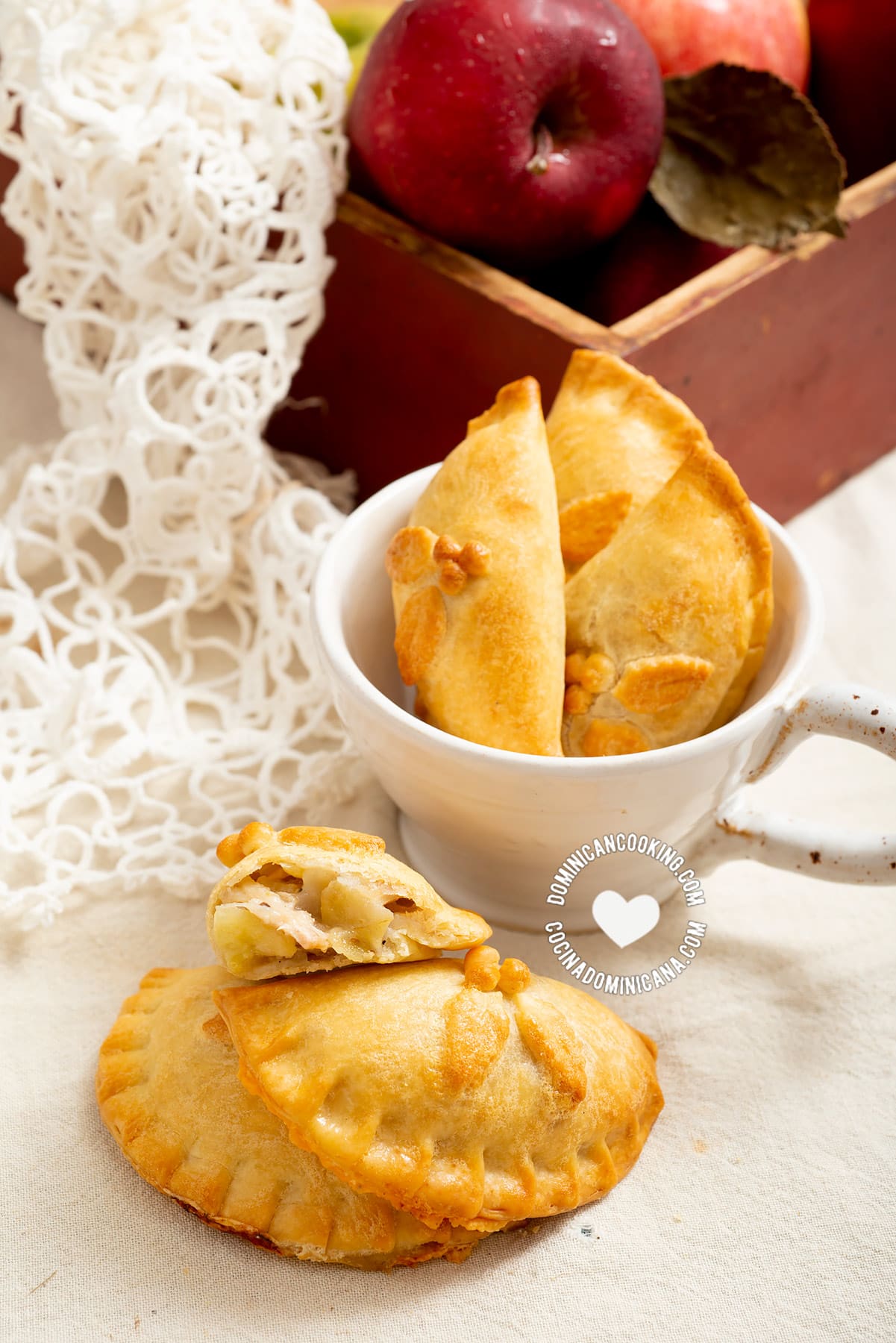 Pork and apple empanadas