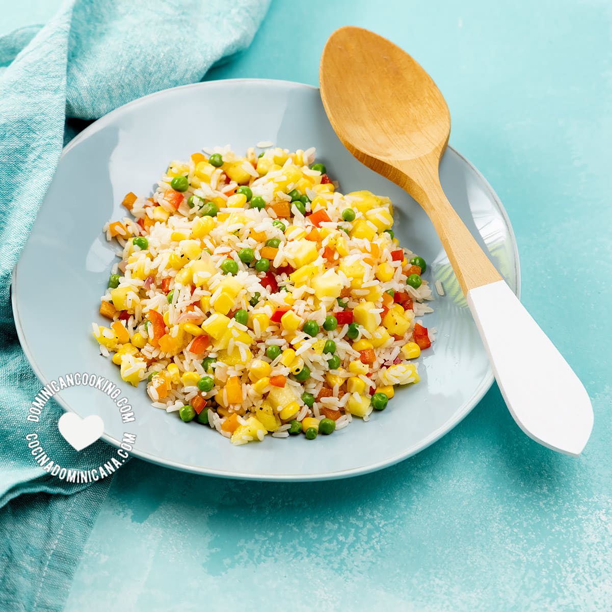 rice salad with pineapple