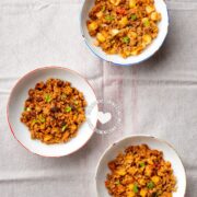 3 Bowls of Minced Beef Filling