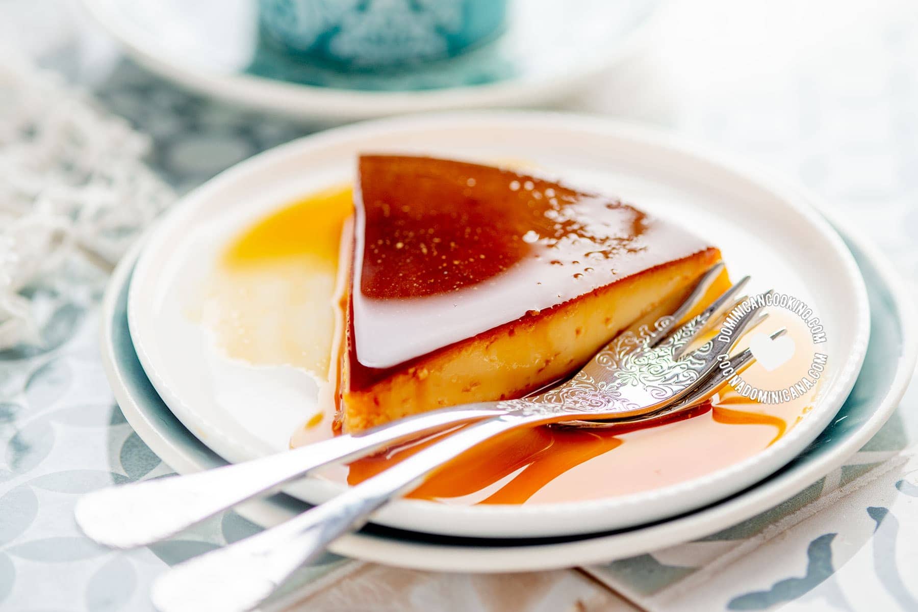 Slice of Creme Caramel