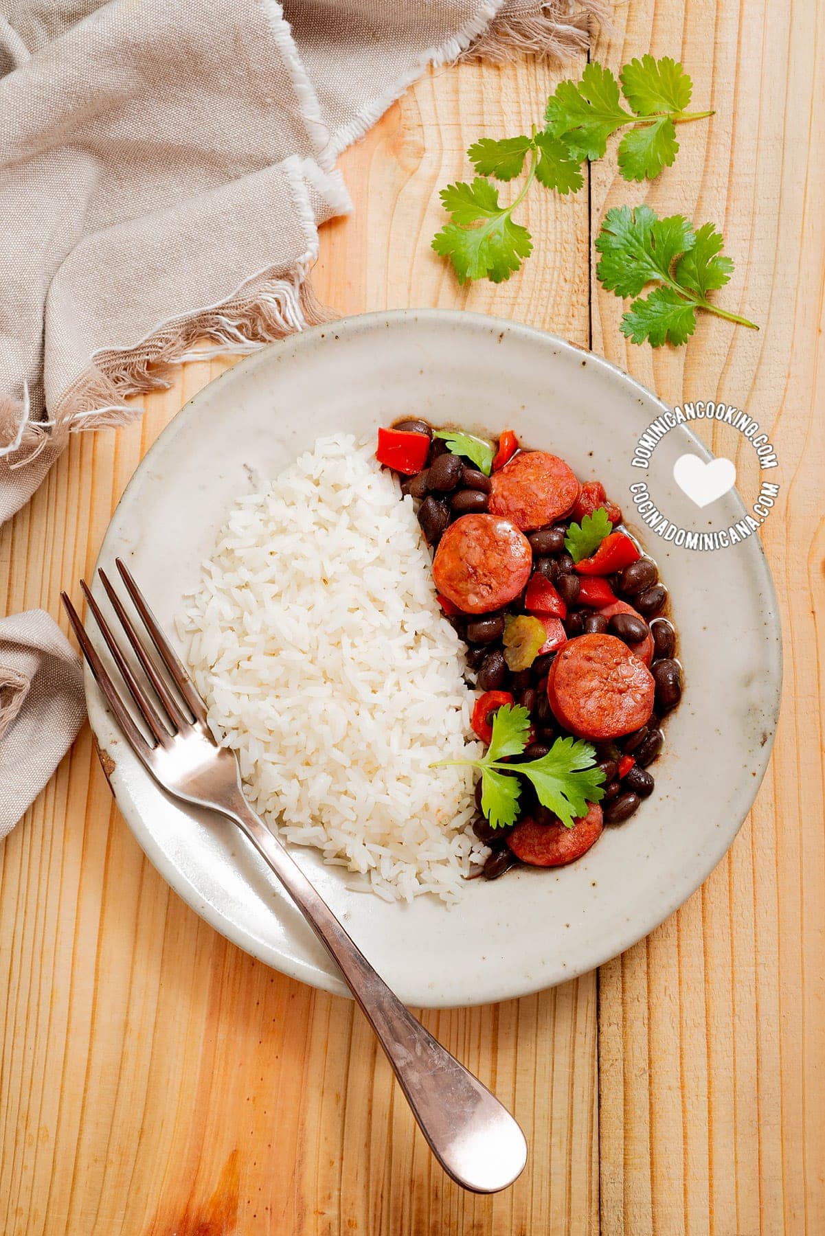 Frijoles negros (Dominican habichuelas negras)