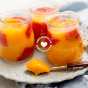 Helado de Potecito (Frozen Mango and Strawberry Jars)