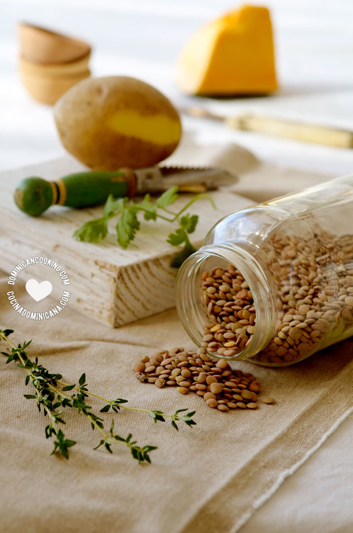 Vegan Lentil Stew Ingredients