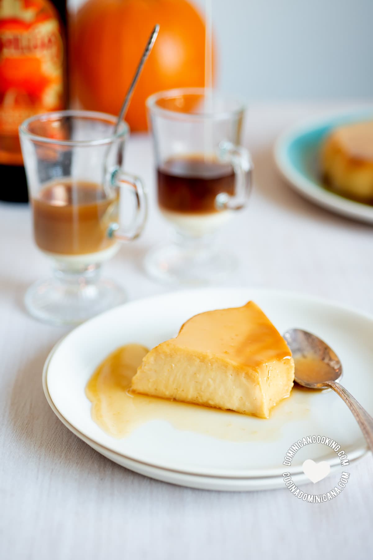 Kahlua flan