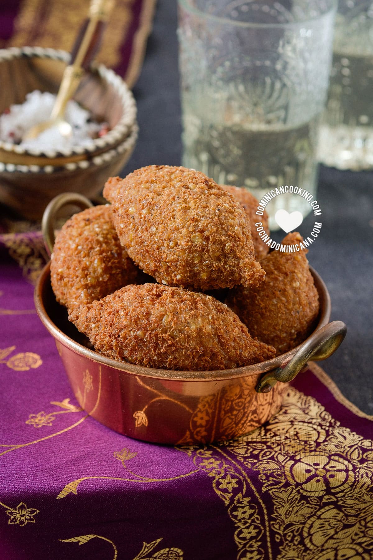 Dominican kipe (kibbeh) in bowl