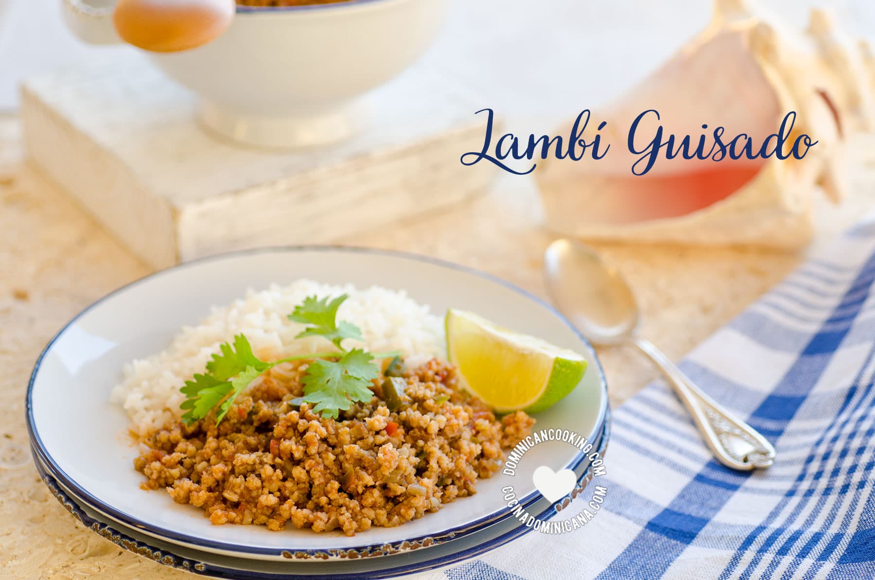 lambi guisado (conch dish)