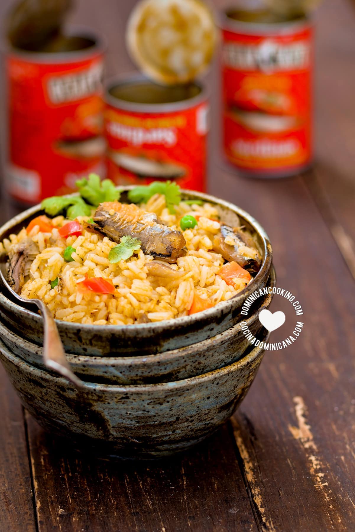 Locrio de Pica-Pica (Rice and Spicy Sardines)