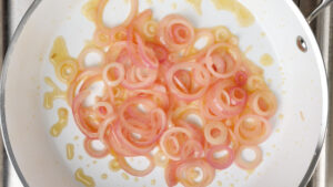 Sautéing onions