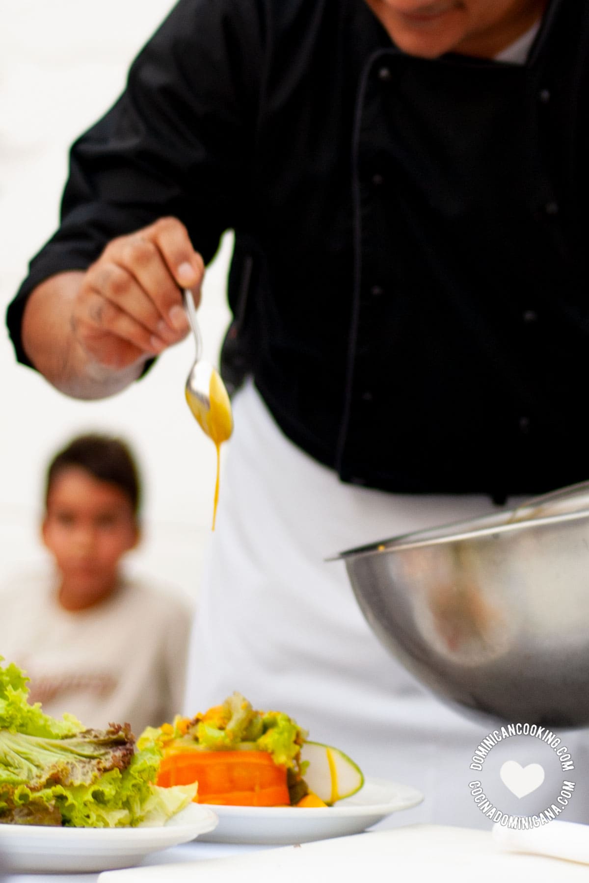 Man cooking