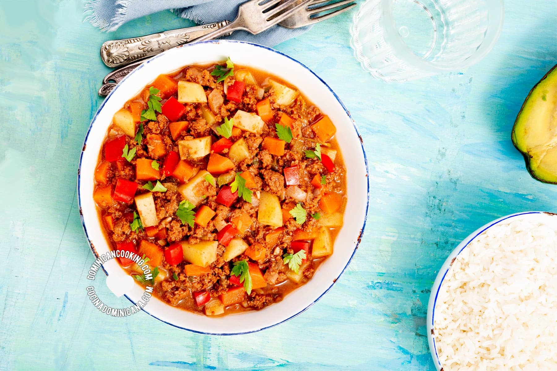 Minced beef with vegetables