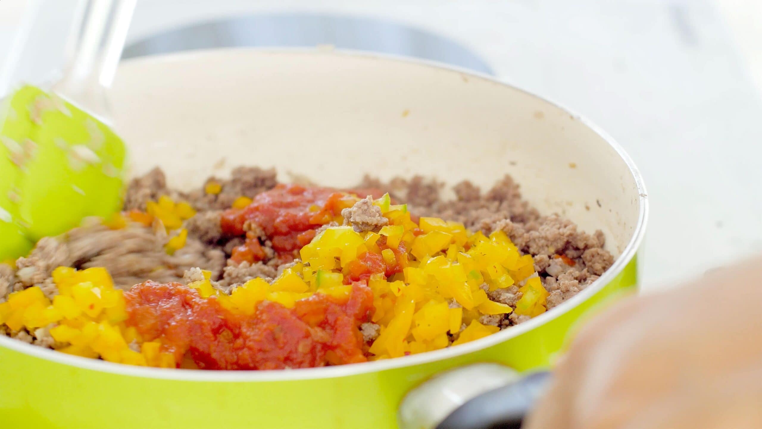 Making beef filling